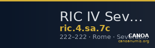 RIC IV Severus Alexander 7c — CANOA