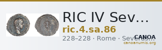 RIC IV Severus Alexander 86 — CANOA