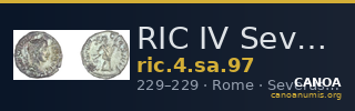 RIC IV Severus Alexander 97 — CANOA