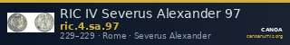 RIC IV Severus Alexander 97 — CANOA