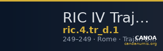 RIC IV Trajan Decius 1 — CANOA
