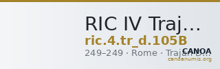 RIC IV Trajan Decius 105B — CANOA