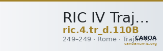 RIC IV Trajan Decius 110B — CANOA