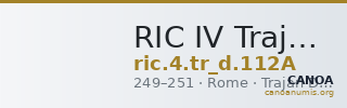 RIC IV Trajan Decius 112A — CANOA