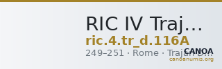 RIC IV Trajan Decius 116A — CANOA