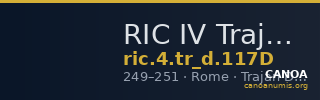RIC IV Trajan Decius 117D — CANOA