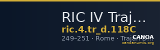 RIC IV Trajan Decius 118C — CANOA
