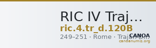 RIC IV Trajan Decius 120B — CANOA