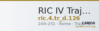 RIC IV Trajan Decius 126 — CANOA