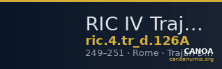 RIC IV Trajan Decius 126A — CANOA
