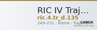 RIC IV Trajan Decius 135 — CANOA