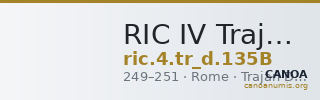 RIC IV Trajan Decius 135B — CANOA
