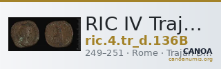 RIC IV Trajan Decius 136B — CANOA