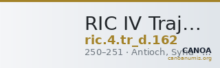 RIC IV Trajan Decius 162 — CANOA