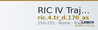 RIC IV Trajan Decius 170 (as) — CANOA