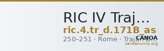 RIC IV Trajan Decius 171B (as) — CANOA