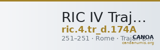RIC IV Trajan Decius 174A — CANOA