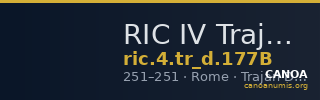 RIC IV Trajan Decius 177B — CANOA