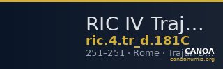 RIC IV Trajan Decius 181C — CANOA