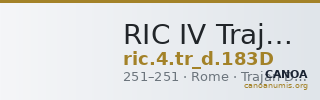RIC IV Trajan Decius 183D — CANOA