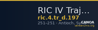 RIC IV Trajan Decius 197 — CANOA