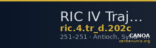 RIC IV Trajan Decius 202c — CANOA