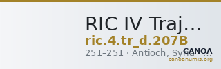 RIC IV Trajan Decius 207B — CANOA