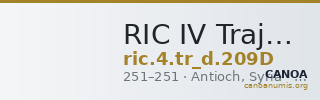 RIC IV Trajan Decius 209D — CANOA