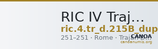 RIC IV Trajan Decius 215B (dupondius) — CANOA