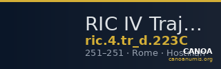 RIC IV Trajan Decius 223C — CANOA