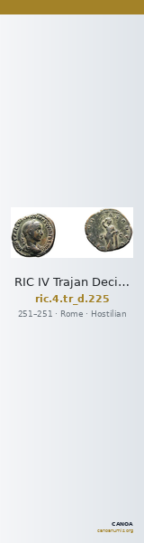 RIC IV Trajan Decius 225 — CANOA