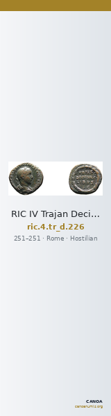 RIC IV Trajan Decius 226 — CANOA