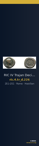 RIC IV Trajan Decius 226 — CANOA
