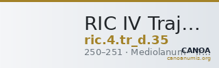 RIC IV Trajan Decius 35 — CANOA