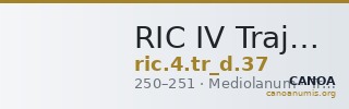 RIC IV Trajan Decius 37 — CANOA