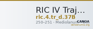 RIC IV Trajan Decius 37B — CANOA