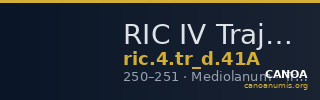 RIC IV Trajan Decius 41A — CANOA