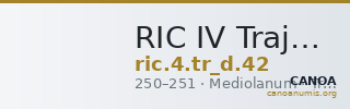 RIC IV Trajan Decius 42 — CANOA