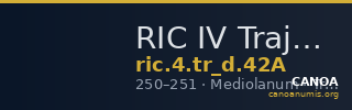 RIC IV Trajan Decius 42A — CANOA