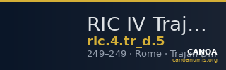 RIC IV Trajan Decius 5 — CANOA