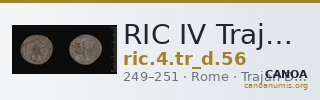 RIC IV Trajan Decius 56 — CANOA