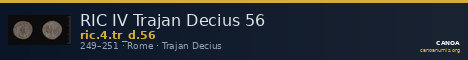 RIC IV Trajan Decius 56 — CANOA