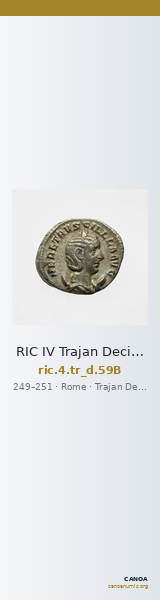 RIC IV Trajan Decius 59B — CANOA