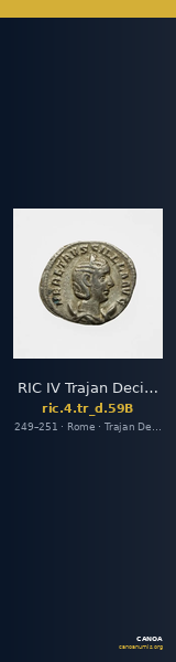 RIC IV Trajan Decius 59B — CANOA