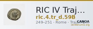 RIC IV Trajan Decius 59B — CANOA
