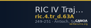 RIC IV Trajan Decius 63A — CANOA