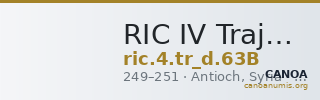 RIC IV Trajan Decius 63B — CANOA
