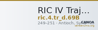 RIC IV Trajan Decius 69B — CANOA