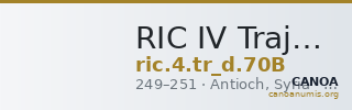 RIC IV Trajan Decius 70B — CANOA
