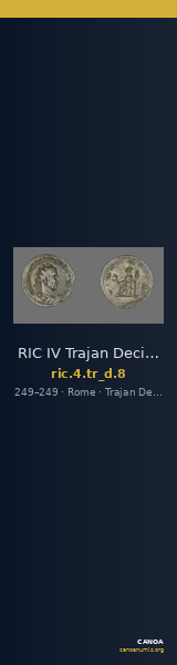 RIC IV Trajan Decius 8 — CANOA